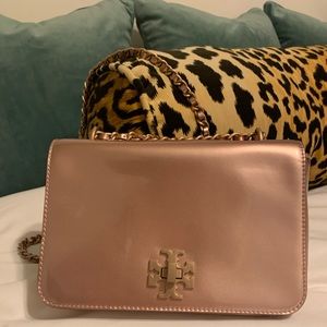 Tory Burch Rose Gold Crossbody Bag